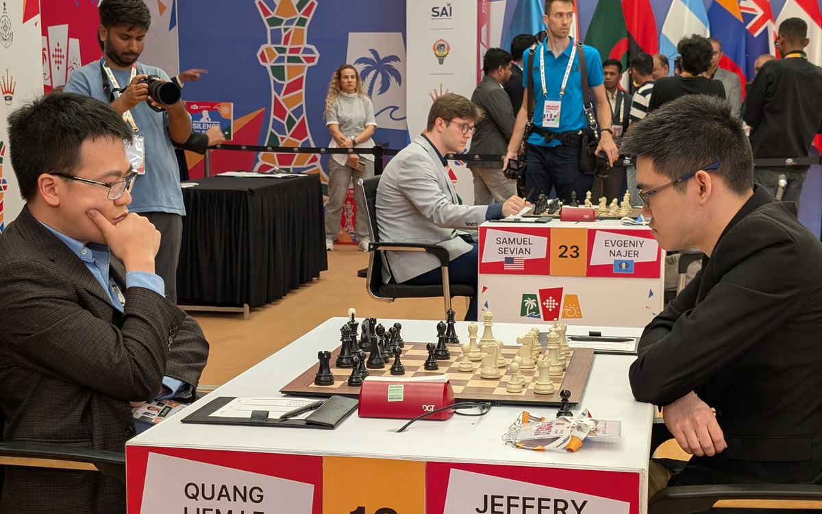 Lê Quang Liêm nắm lợi thế lớn tại vòng 3 World Cup cờ vua