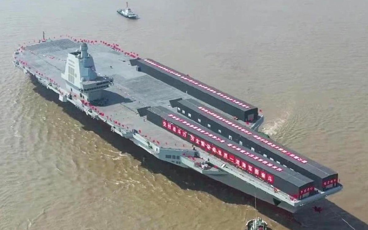 Ông Tập đích thân dự lễ bàn giao tàu sân bay thứ 3 của Trung Quốc