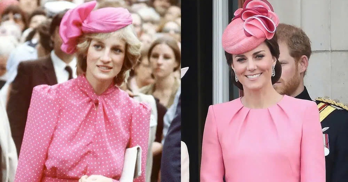 Kate Middleton tái hiện phong cách thời trang của Công nương Diana