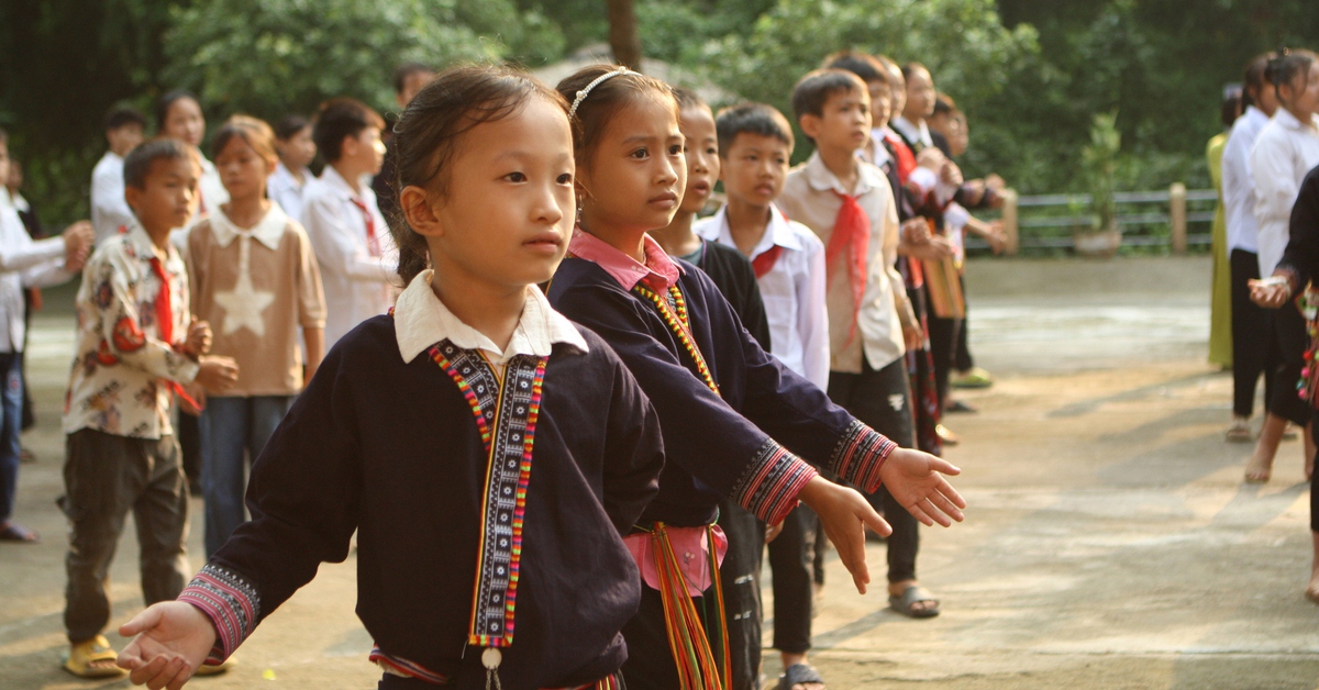 Truyền hình trực tiếp lễ khởi công xây trường nội trú liên cấp tại 14 điểm cầu