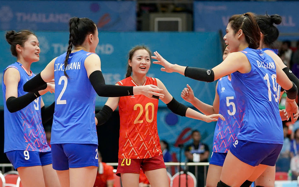 Bóng chuyền nữ Việt Nam - Malaysia (ván 1): Việt Nam liên tục ghi điểm