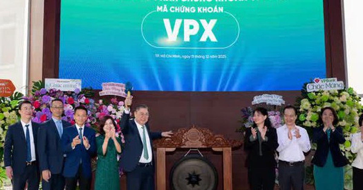 Cổ phiếu VPX của VPBankS giảm mạnh ngày chào sàn
