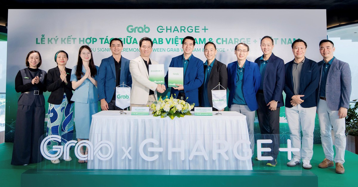 Grab Việt Nam và Charge+ hợp tác phát triển mạng lưới trạm sạc