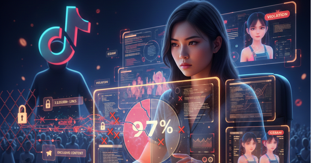 TikTok nói gỡ 97% nội dung độc hại, nhưng video AI khiêu dâm trẻ em vẫn hút triệu lượt thích