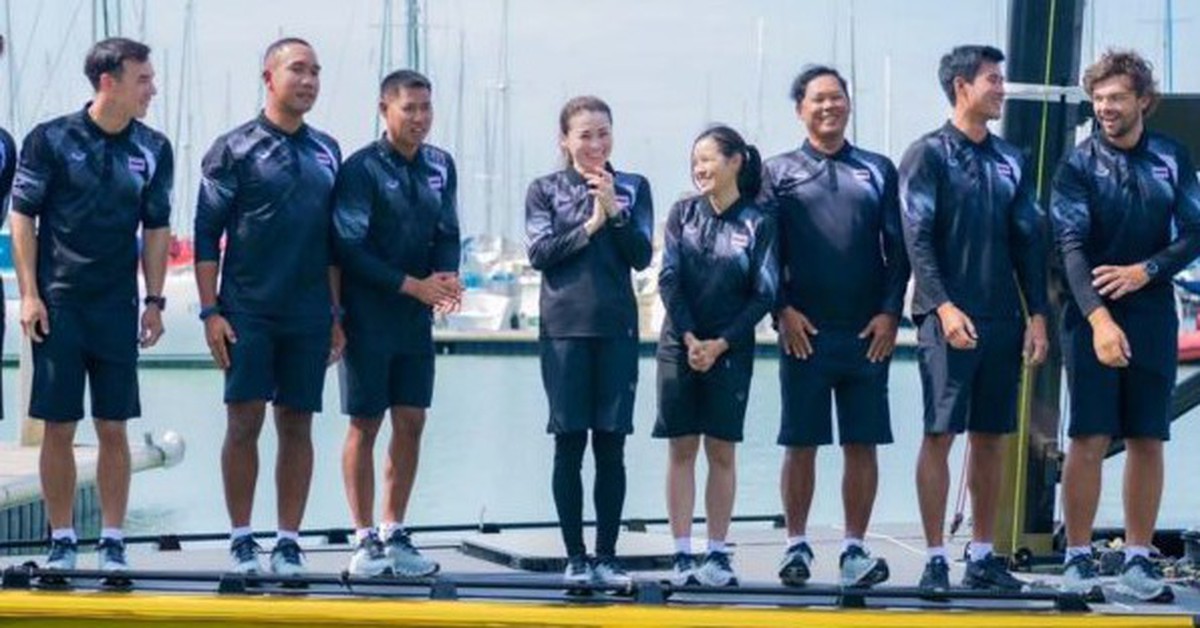 Đội thuyền buồm của Hoàng hậu Thái Lan về nhất ở SEA Games 33