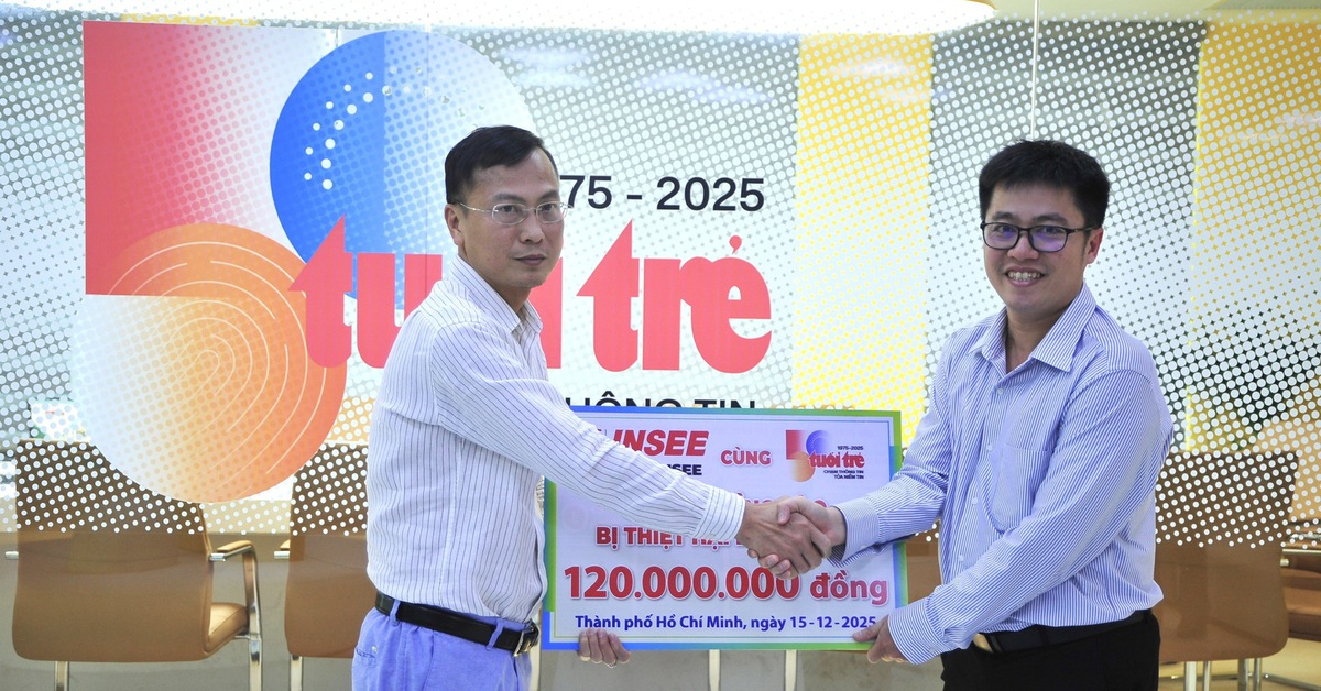 Công ty Xi măng INSEE Việt Nam đóng góp 120 triệu đồng hỗ trợ bà con tái thiết cuộc sống sau bão lũ - Tuổi Trẻ Online