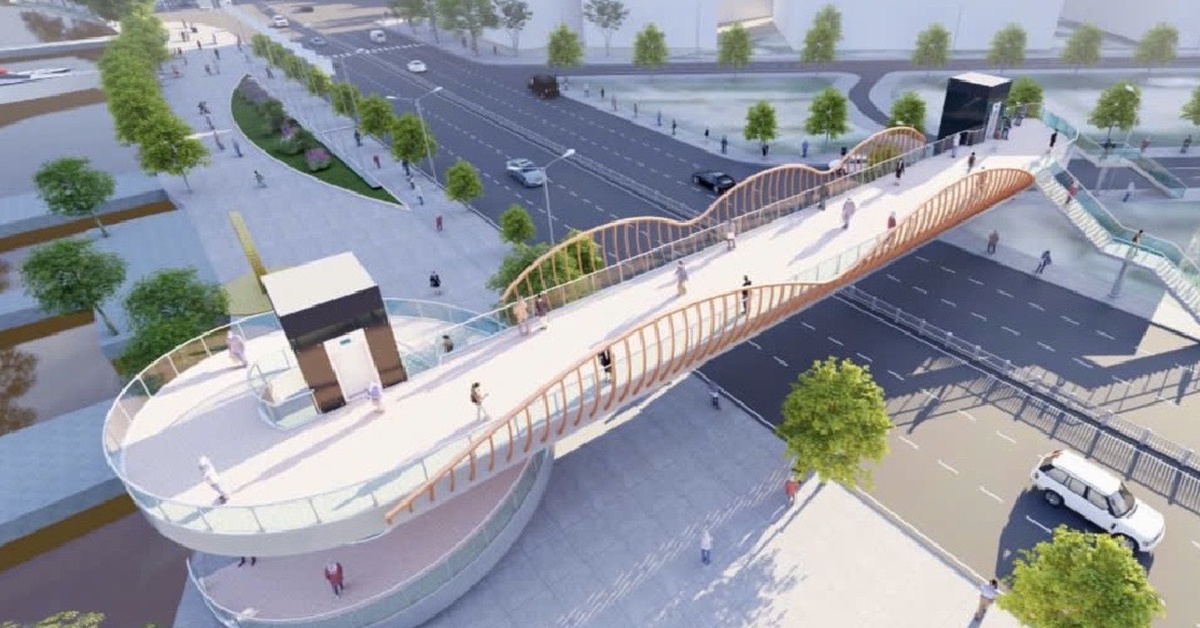 Triển khai xây 2 cầu đi bộ qua đường Tôn Đức Thắng, dự kiến xong trước 30-4-2026