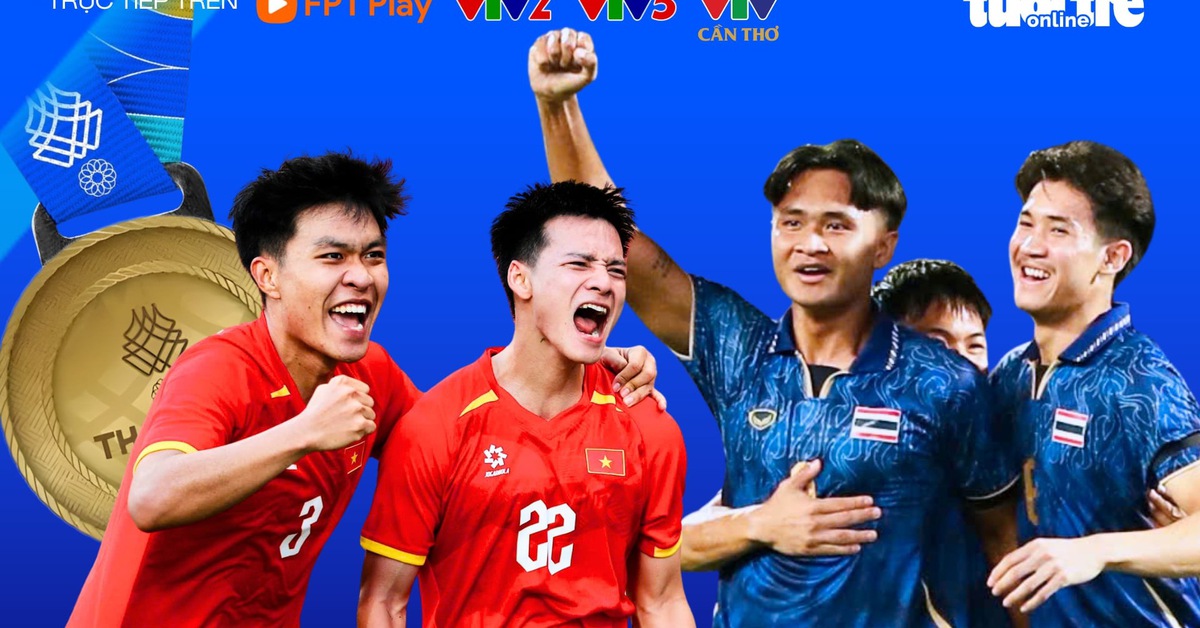 Lịch trực tiếp chung kết bóng đá nam SEA Games 33: Việt Nam đấu Thái Lan