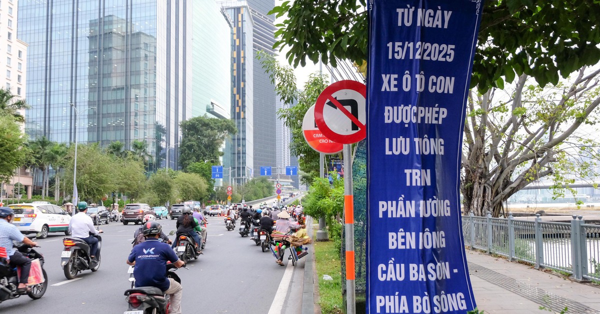 Bố trí thêm làn ô tô dưới chân cầu Ba Son, người dân mong giảm kẹt xe đường Tôn Đức Thắng