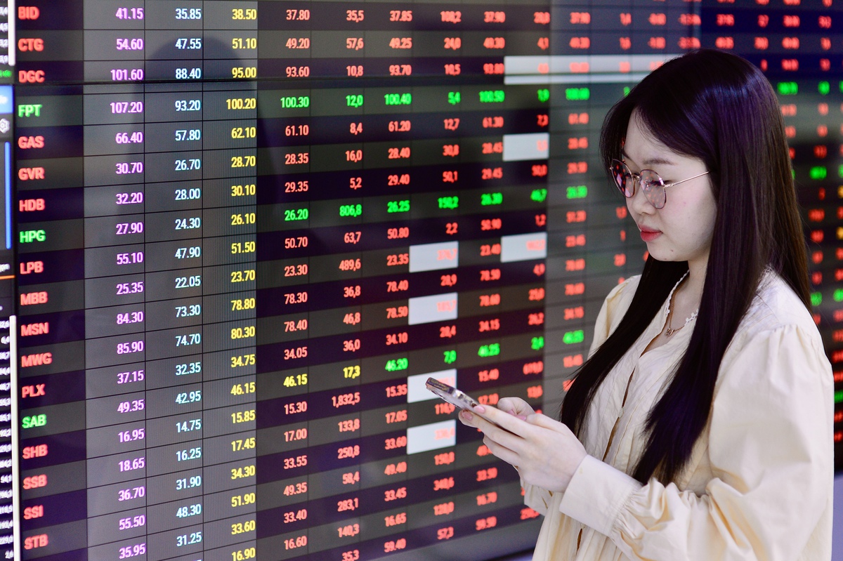 Sắc đỏ phủ thị trường: Cổ phiếu DGC, QCG nằm sàn 2 phiên liên tiếp