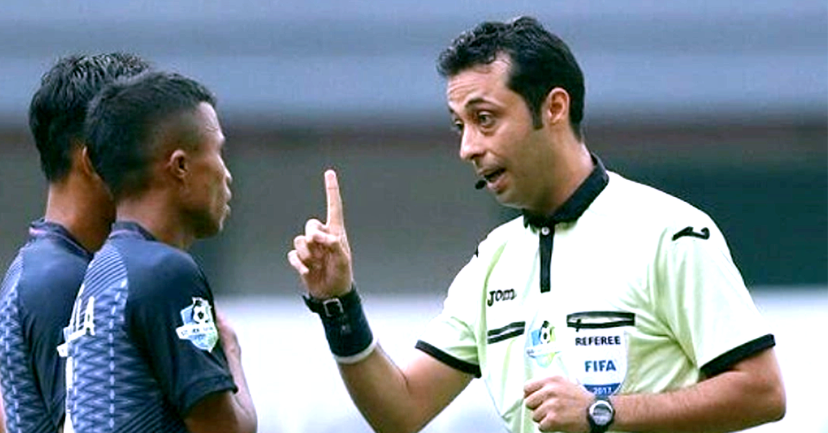 Trọng tài FIFA người Iran bắt trận U22 Việt Nam - Thái Lan