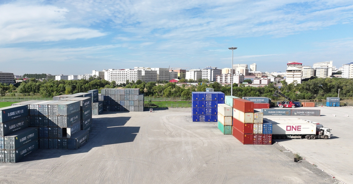 Tây Ninh có cảng cạn đầu tiên tại cửa khẩu Mộc Bài