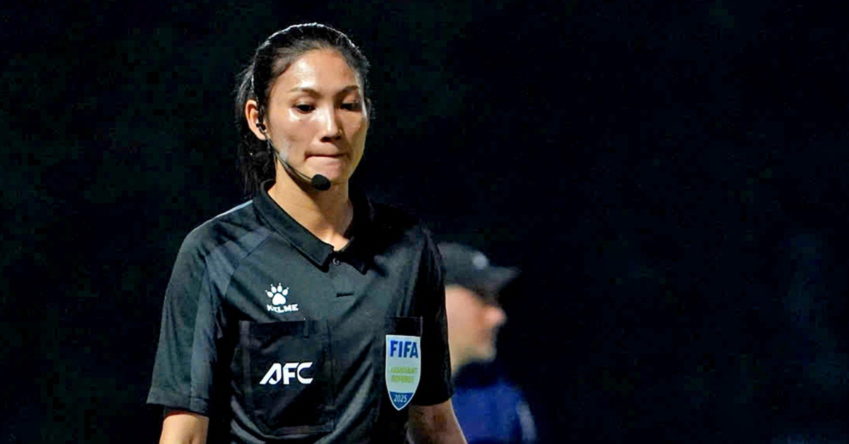 Nữ trợ lý trọng tài Lào có 6 năm kinh nghiệm làm FIFA