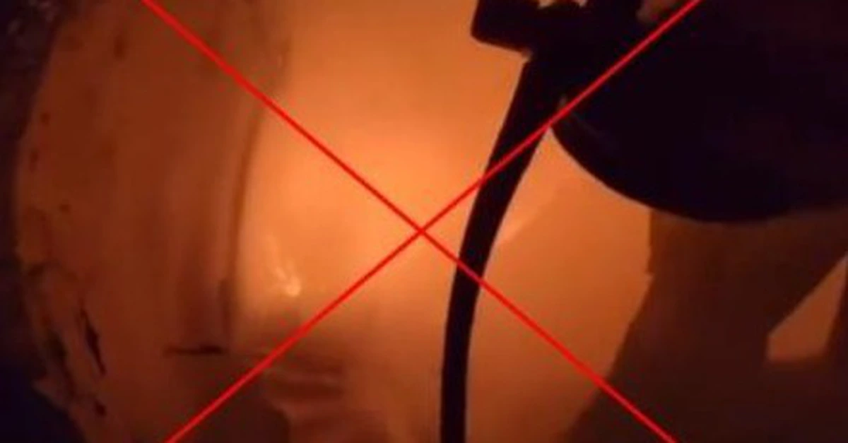 Thực hư đoạn clip ghi lại cảnh lính cứu hỏa Hong Kong nỗ lực dập tắt vụ cháy chung cư