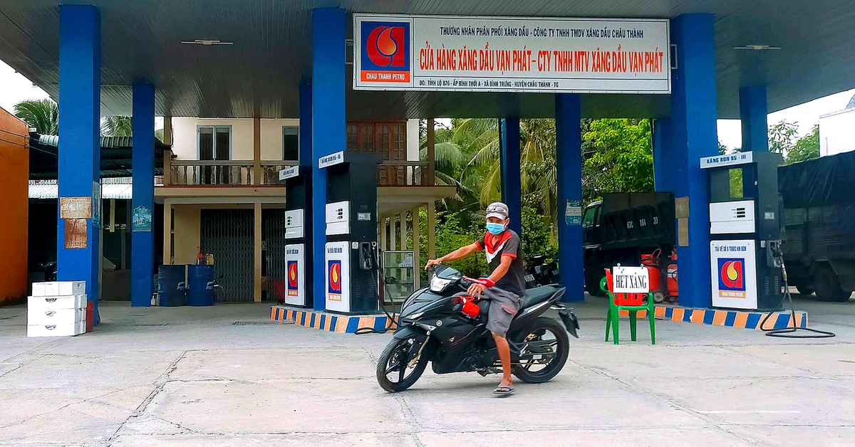 Các cây xăng trên địa bàn tỉnh Đồng Tháp phải mở cửa bán ít nhất 12 giờ mỗi ngày