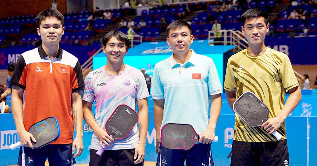 'Tứ đại đánh đơn' pickleball Việt Nam 'săn' vàng ở giải PPA Asia Hàng Châu