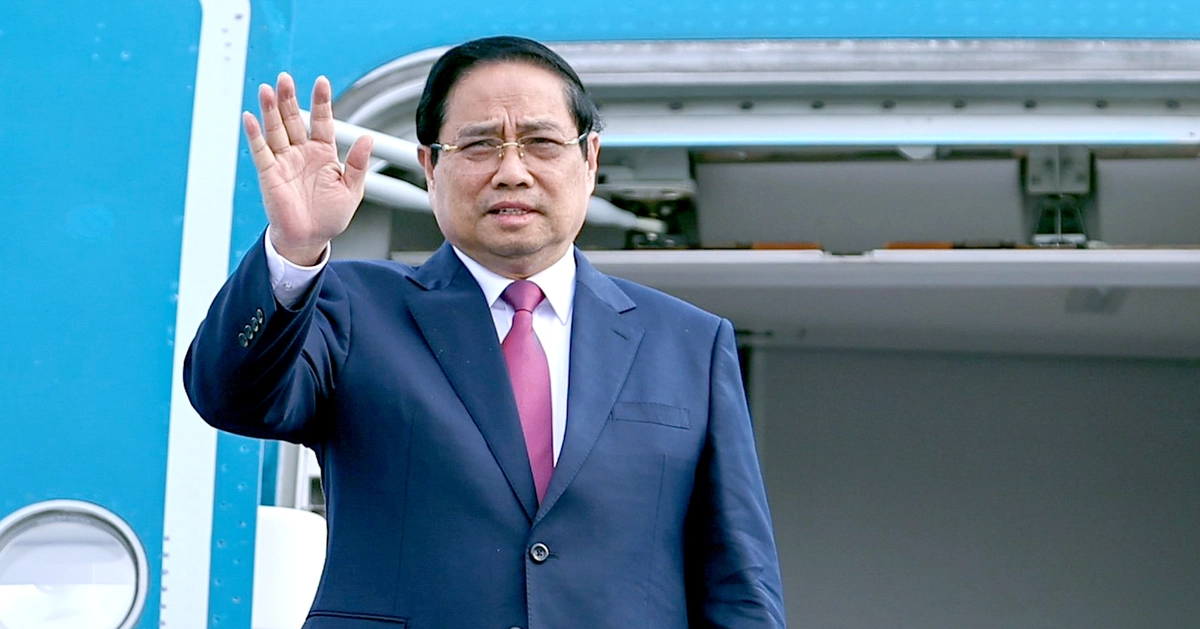 Thủ tướng Phạm Minh Chính lên đường tới Lào để đồng chủ trì kỳ họp lần thứ 48 Ủy ban liên Chính phủ