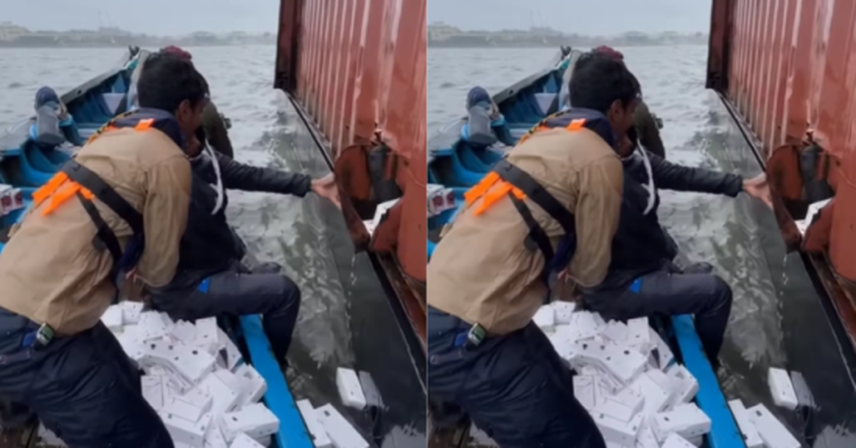 Sự thật về video ‘tìm thấy container trôi nổi chứa đầy iPhone’ gây sốt hơn 105 triệu lượt xem