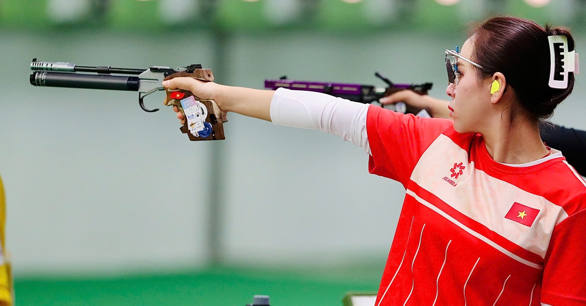 Bảng xếp hạng huy chương bắn súng SEA Games 33: Việt Nam số 1