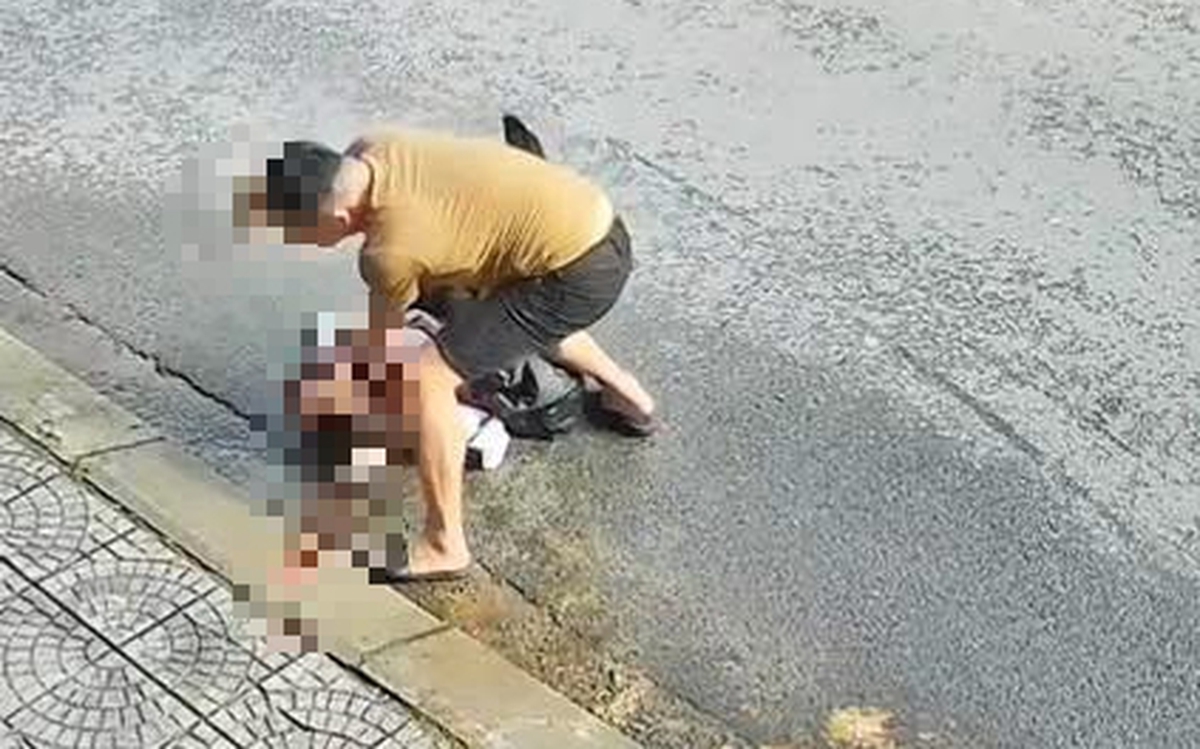 Chồng đâm vợ trọng thương trên đường phố Đà Nẵng, sau đó trốn vào hang đá