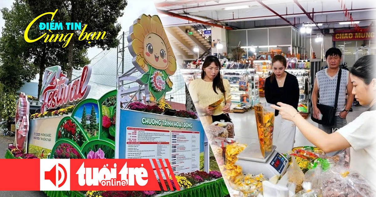 Điểm tin 18h: Phố hoa Sa Đéc vào mùa rực rỡ; Sát giờ G, nhiều hộ kinh doanh vẫn lúng túng