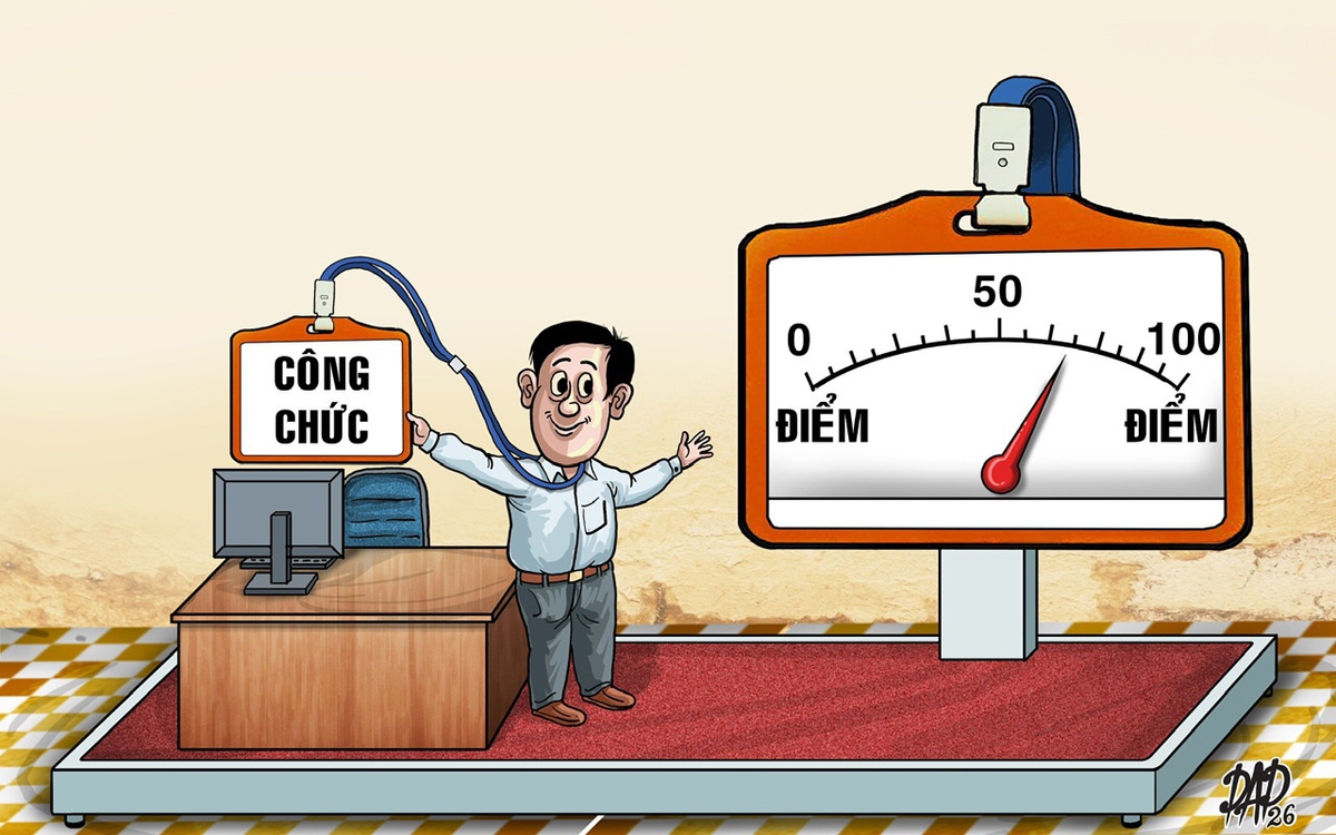 Chấm điểm công chức từ ngày 1-1-2026: Xây dựng bộ máy công quyền chuyên nghiệp