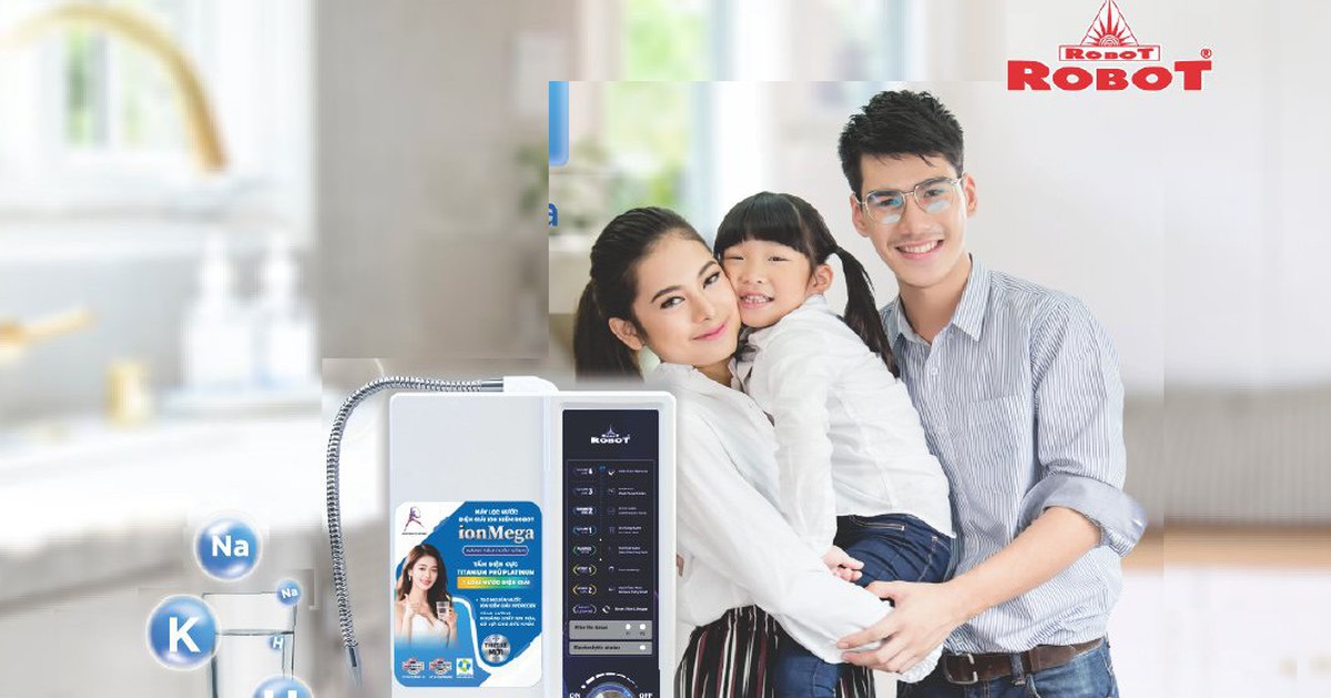Vì sao nhiều gia đình chọn máy lọc nước điện giải Robot ionMega?