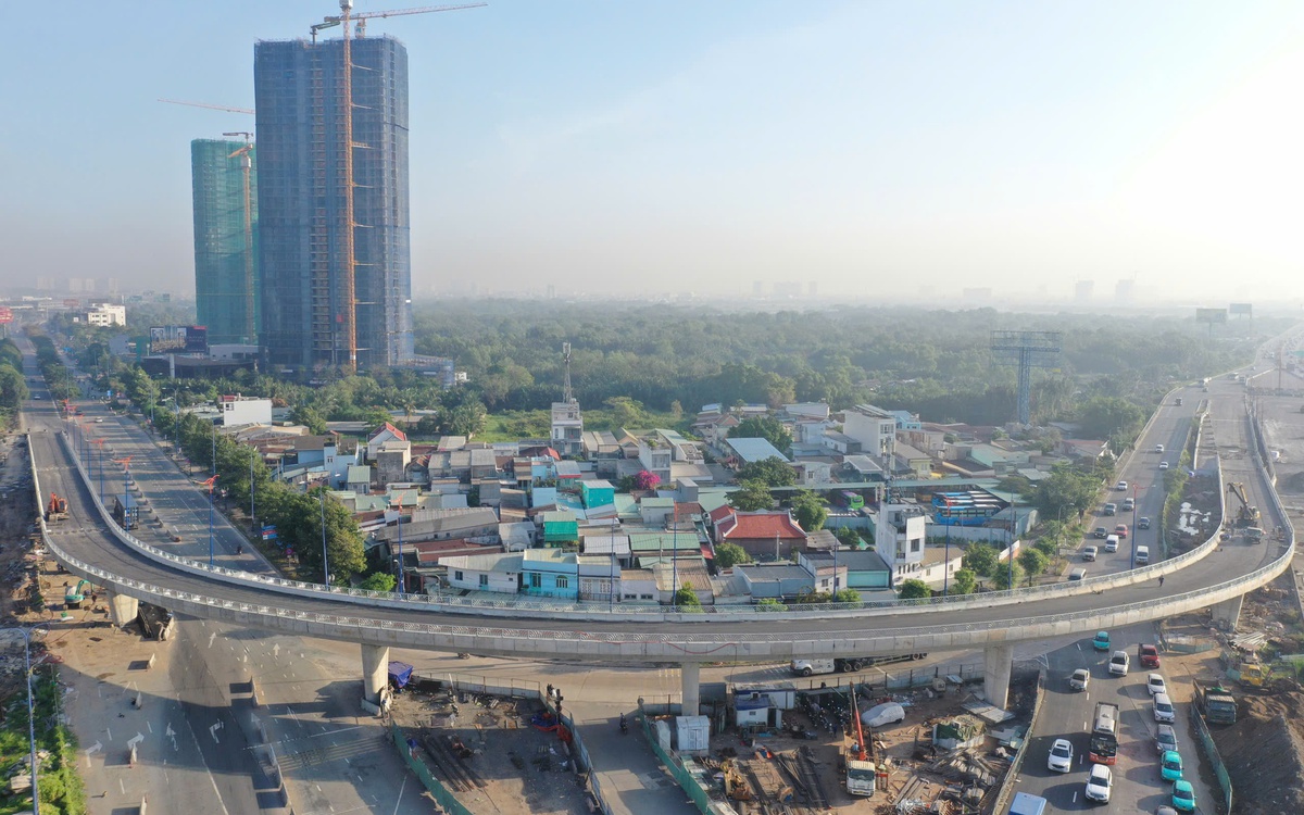 Chính thức thông xe nhánh cầu vượt N2 nút giao An Phú