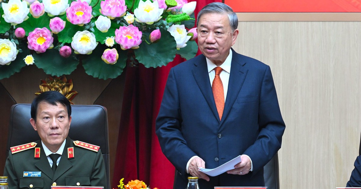 Tổng Bí thư Tô Lâm dự Hội nghị Đảng ủy Công an Trung ương năm 2025