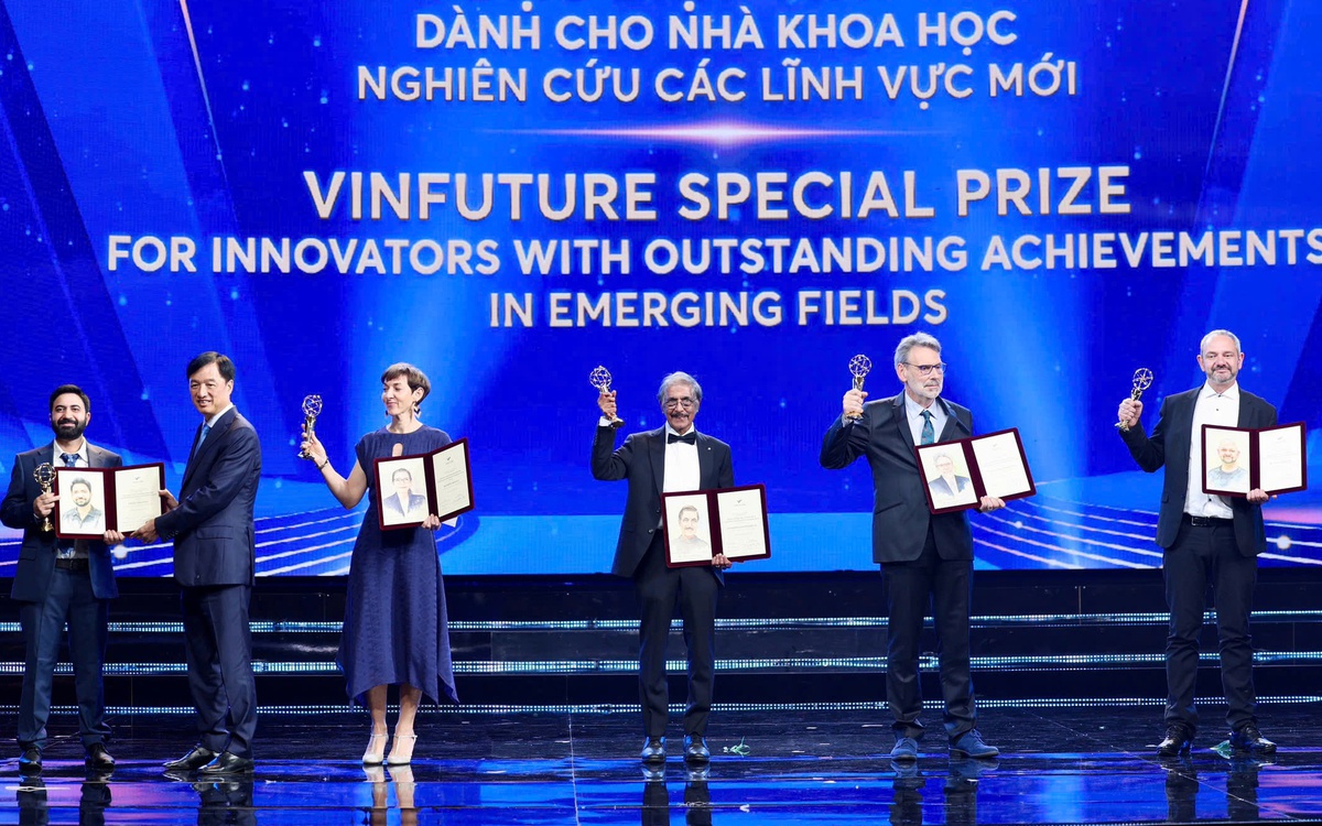 Lễ trao Giải thưởng VinFuture 2025: Đã có ba giải đặc biệt được trao