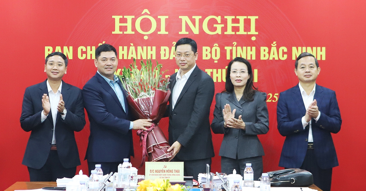 Ông Trần Huy Phương là tân Phó bí thư Tỉnh ủy Bắc Ninh
