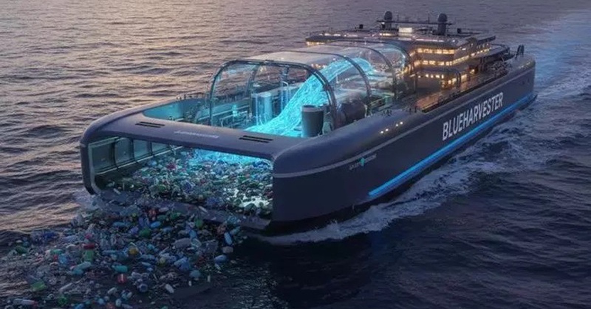 Không có tàu Na Uy nào tự động gom rác thải nhựa để biến thành nhiên liệu