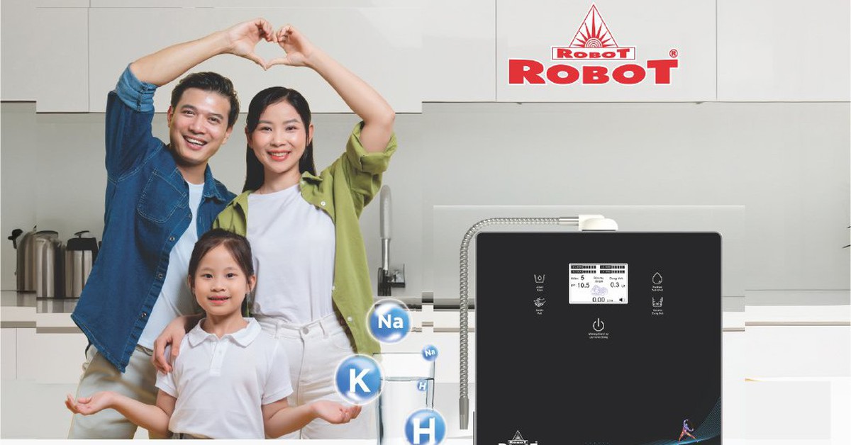Nguồn nước tốt với máy lọc nước điện giải ROBOT ionPrince