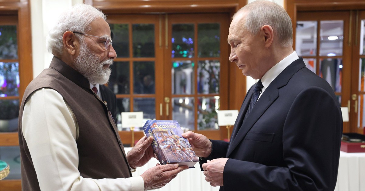 Thủ tướng Ấn Độ tặng nhiều món quà đặc biệt cho Tổng thống Putin