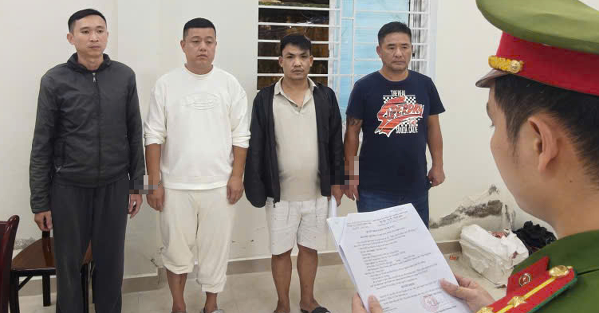 Bắt 4 nghi phạm giam giữ con bạc Trung Quốc để đòi nợ ở Đà Nẵng