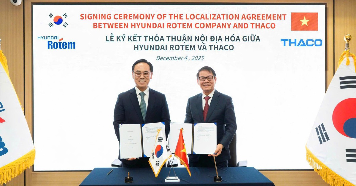 THACO ký Thỏa thuận với Hyundai Rotem, phát triển công nghiệp đường sắt