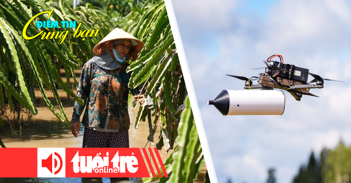 Điểm tin 8h: Nhà vườn thanh long mất trắng vì lũ; Đức tăng tốc tìm các biện pháp chống drone
