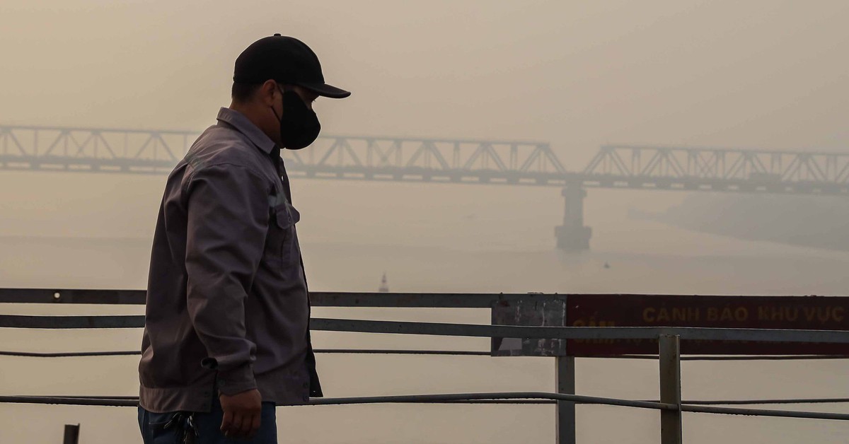 Hình ảnh sáng đầu tuần Hà Nội chất lượng không khí tiếp tục xấu