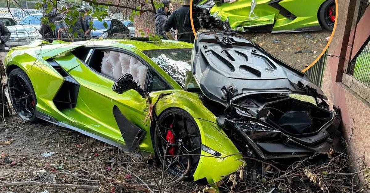 Lamborghini Revuelto mới tinh bị phá nát trên đường bàn giao - Tuổi Trẻ Online