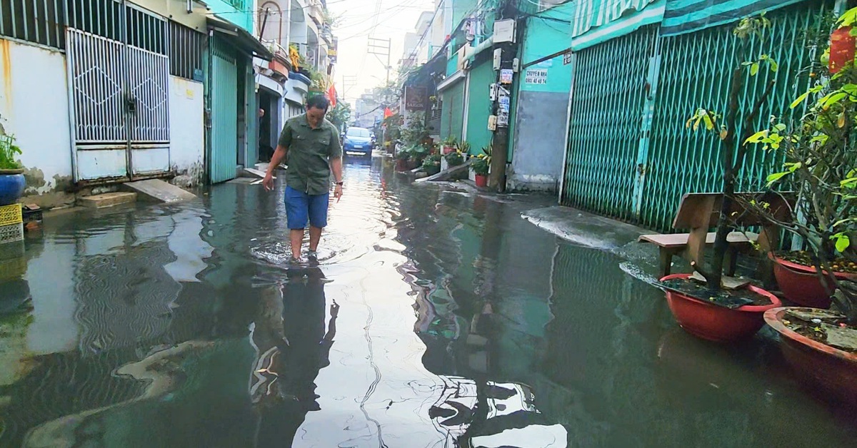 Hẻm ngập 45 Lê Cơ, quận Bình Tân sắp được nâng cấp, chỉnh trang