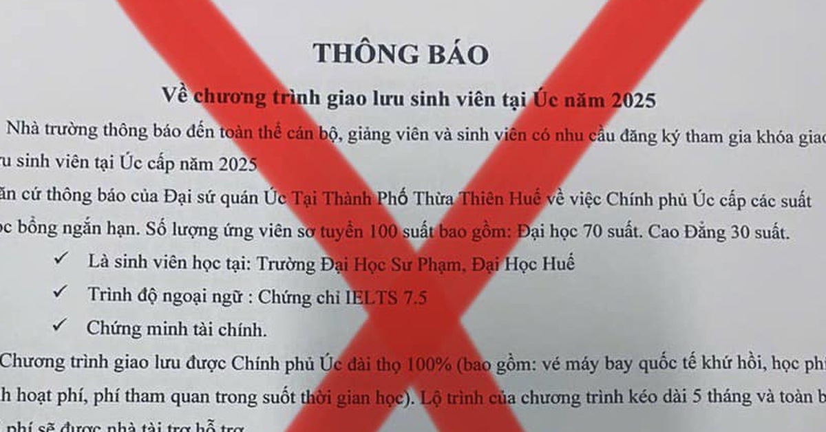 Cảnh báo giả mạo: Trường đại học nào yêu cầu sinh viên sao kê tài khoản?