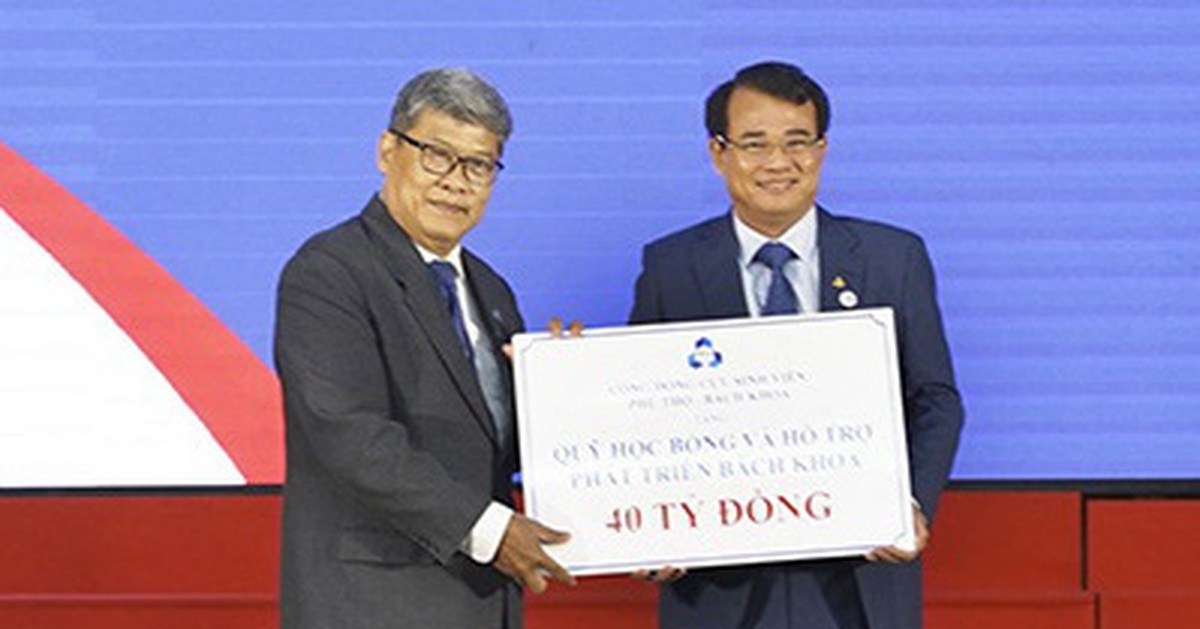 Cựu sinh viên Bách khoa TP.HCM chi tiền tỉ hỗ trợ sinh viên vay không lãi - Tuổi Trẻ Online