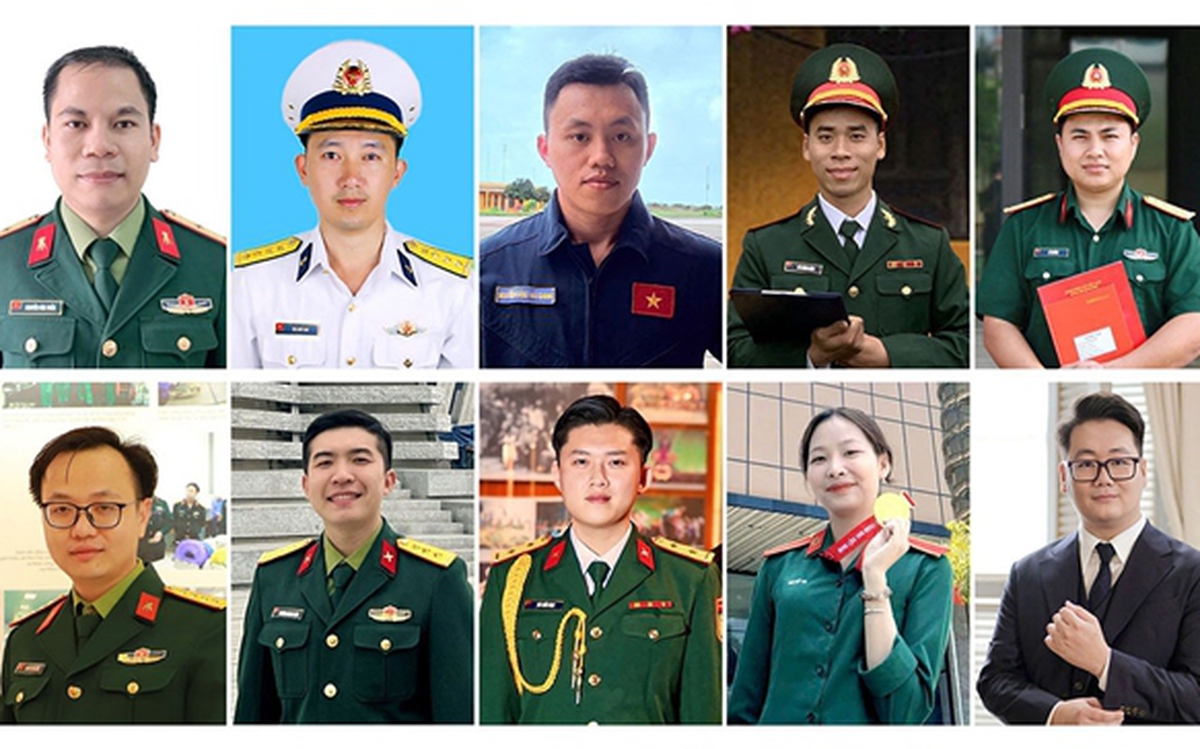 Bộ Quốc phòng tuyên dương 10 gương mặt trẻ tiêu biểu toàn quân 2024