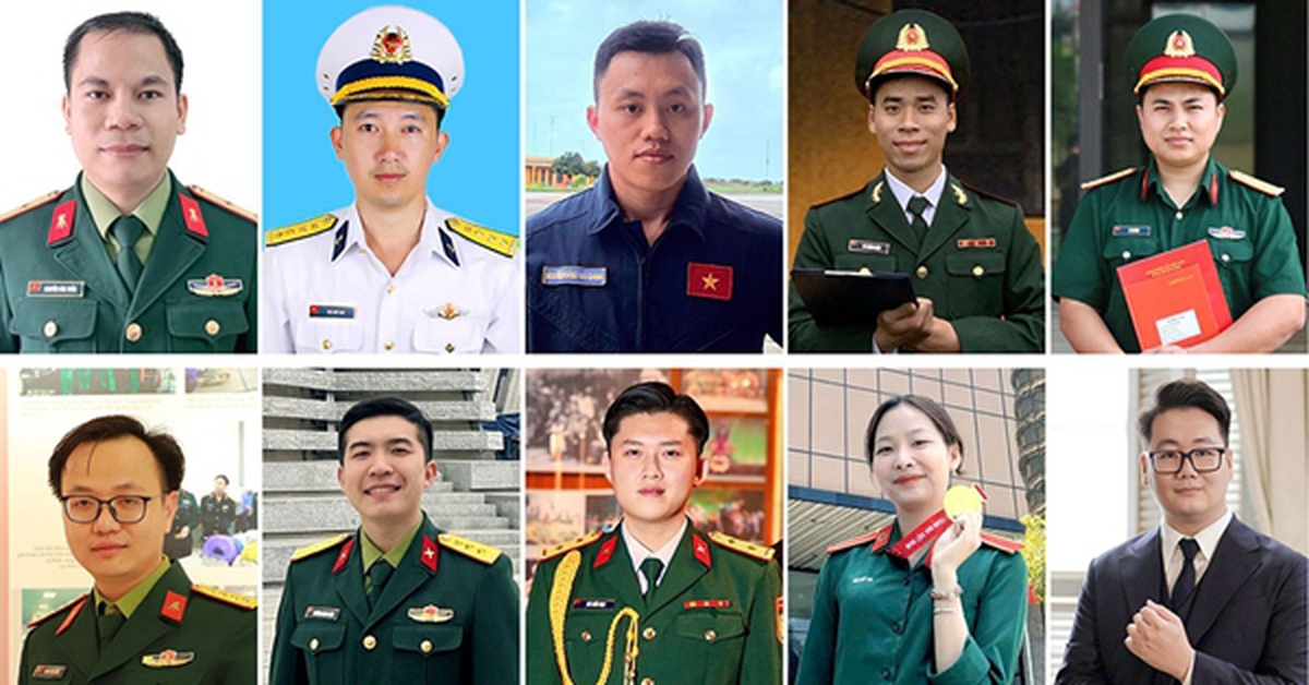 Bộ Quốc phòng tuyên dương 10 gương mặt trẻ tiêu biểu toàn quân 2024