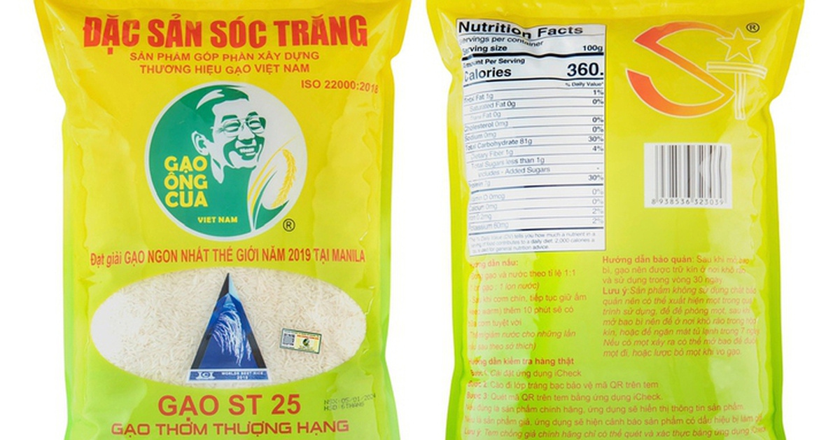 'Áo giáp' cho gạo Việt