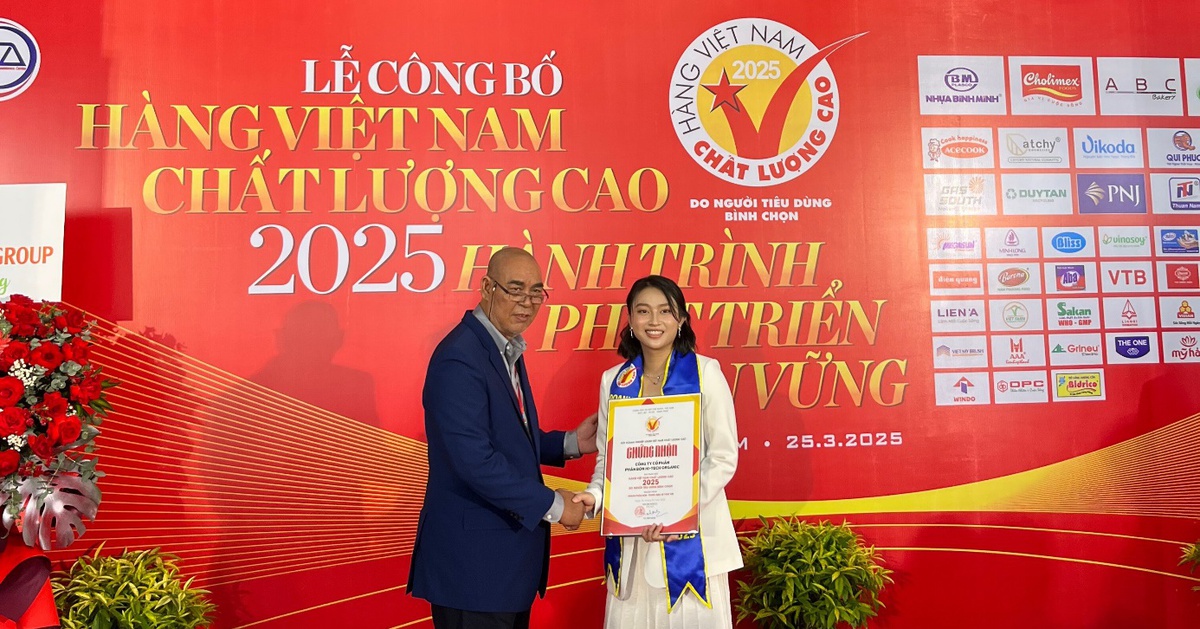 Phân hữu cơ Hi-Tech Organic đạt danh hiệu Hàng Việt Nam Chất lượng cao lần 3