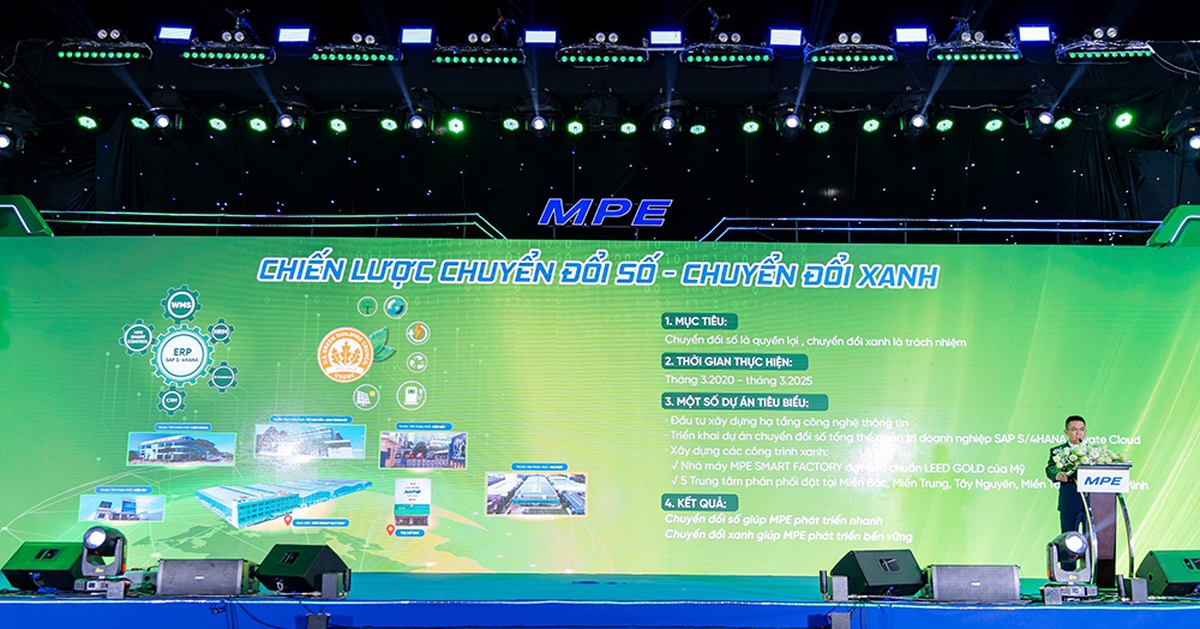 ‘Chuyển đổi số - Chuyển đổi xanh’ của MPE: Hành trình hướng đến tương lai bền vững