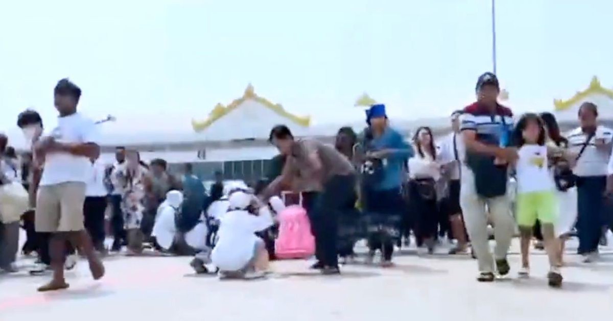 Thảm họa động đất ở Myanmar: Tháp không lưu sân bay bị sập, nạn nhân nằm la liệt ở bệnh viện