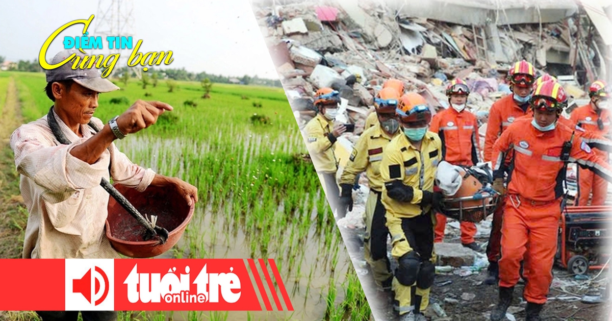 Điểm tin 18h: Nông dân lại gặp khó với giá phân bón; Nghẹt thở cứu người ở Myanmar