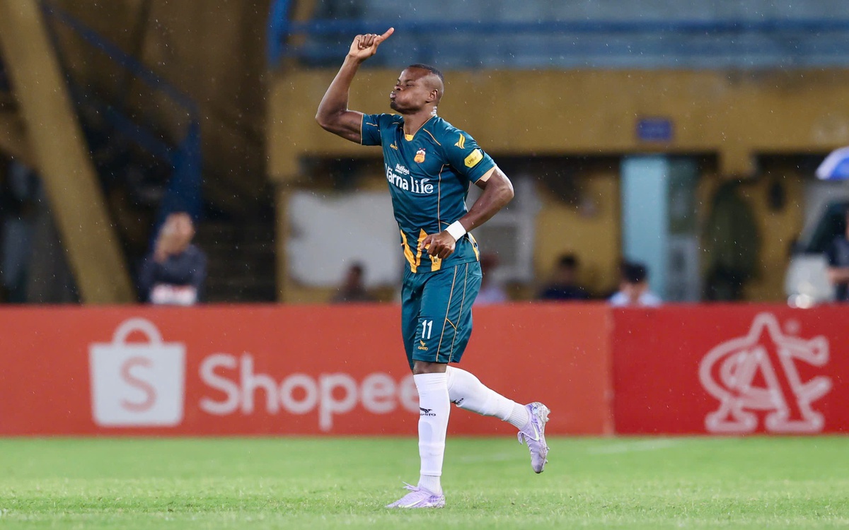 Công An Hà Nội - Hoàng Anh Gia Lai (Hiệp 1) 0-1: Brandao mở tỉ số